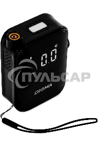 Автомобильный компрессор Digma QBK-120B черный, шланг 0.2м