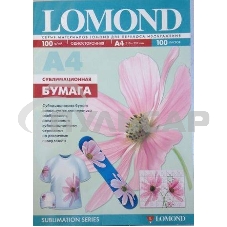 Сублимационная бумага Lomond для струйной печати, матовая, односторонняя, А4, 100 г/м2, 100 листов.
