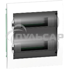 Бокс СП EASY9 встраив. с прозрачной дверью 2ряда 24мод. SchE EZ9E212S2FRU