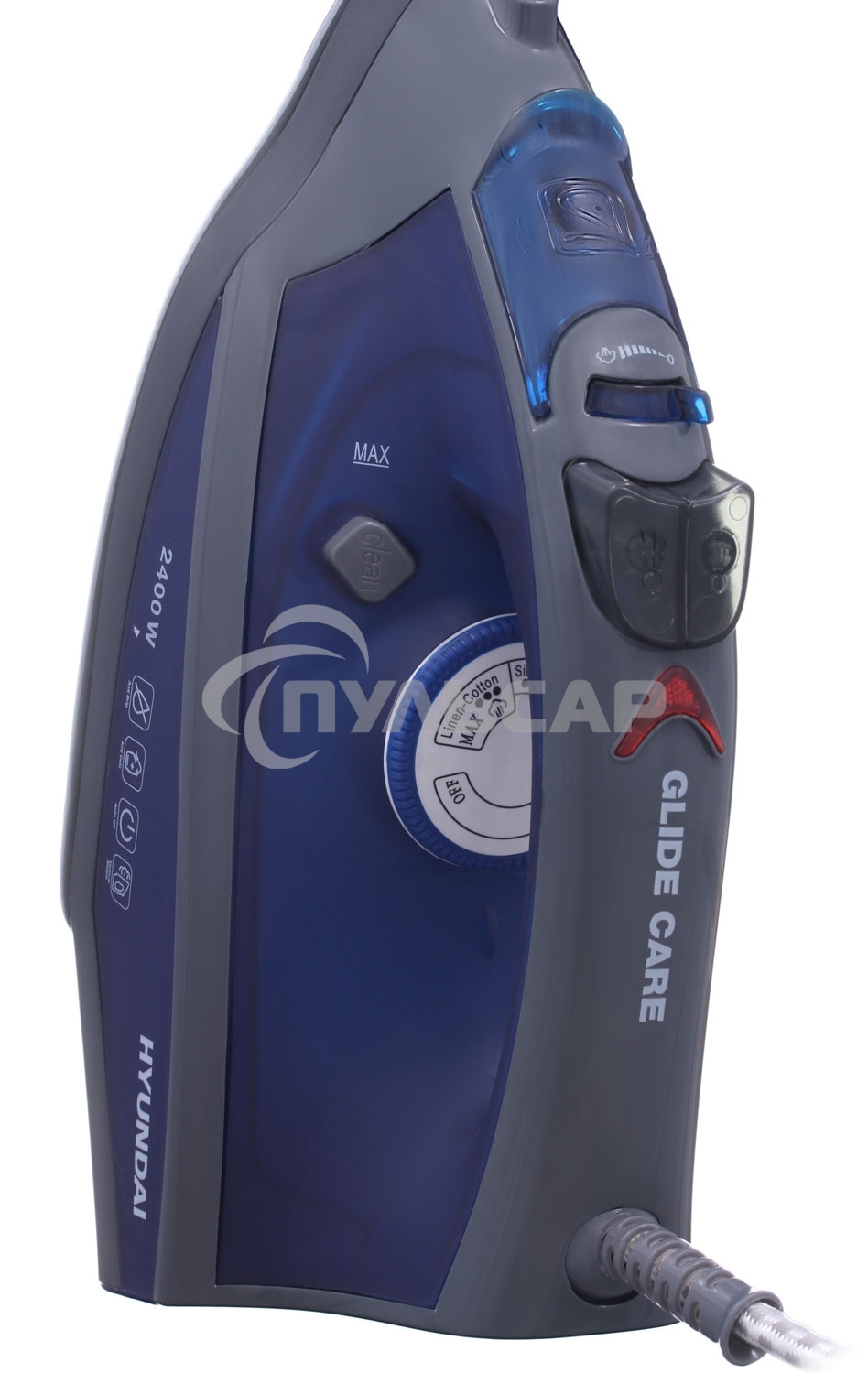 Утюг Hyundai H-SI01789 2400Вт серый/темно-синий