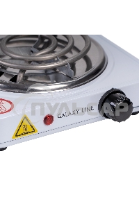 Электрическая плитка Galaxy Line GL 3003, белый, электрическая, 1000 Вт