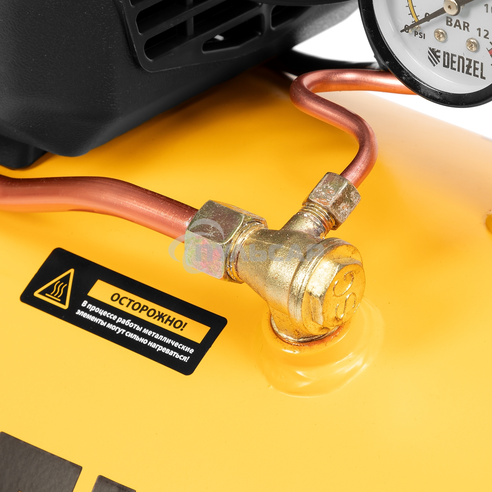 Компрессор Denzel воздушный DK1800/50,Х-PRO 1,8 кВт, 280л/мин, 50л 58068