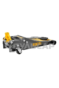 Домкрат гидравлический подкатной Denzel 3 т, 75-500 мм, быстрый подъем, низкий подхват, проф. 51250