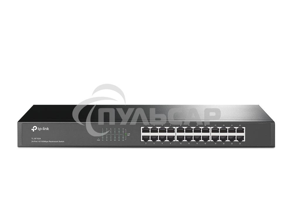 Сетевой коммутатор TP-Link SMB TL-SF1024 Коммутатор 24-port 10/100M Switch, 1U 19-inch rack-mountable steel case