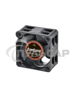 Вентилятор для корпуса ExeGate EX04020S3P черный, 40 мм, 6500 об/мин, 28 дБ, 3 pin