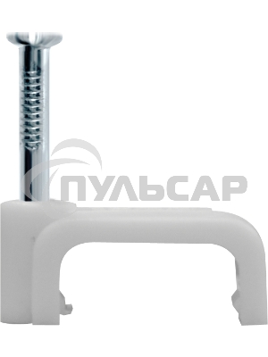 Скоба Navigator креп. прям. d9 с гвозд. NCS-09-50 (уп.50шт)