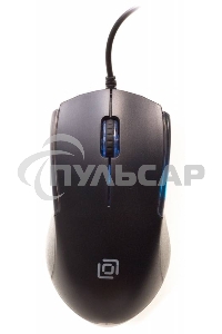 Мышь проводная Oklick 245M черный, 1000 dpi, USB, кнопки - 3