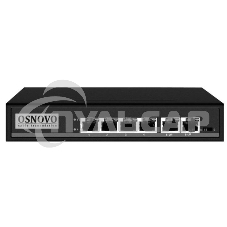 Коммутатор Osnovo SW-20600/A(80W) 6x100Mb 4PoE+ 80W неуправляемый