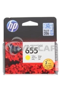 Картридж струйный HP 655 CZ112AE желтый для HP DJ IA 3525/4615/4625/5525/6525 (600стр.)