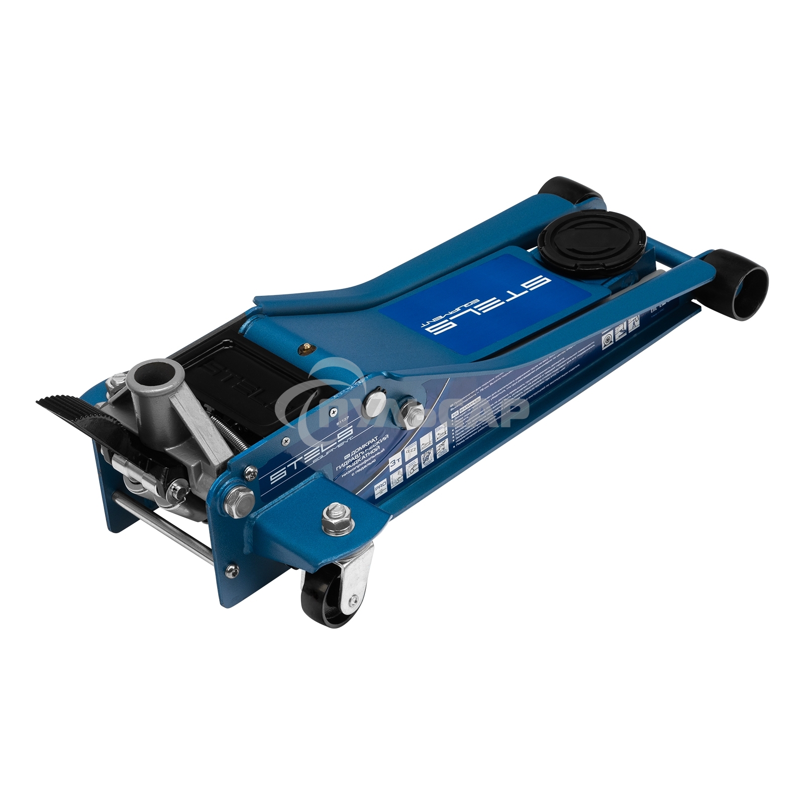 Домкрат STELS QUICK LIFT 51137 гидравлический подкатной, быстр,подъем, 3т