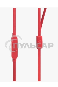 Наушники-гарнитура JBL T110 красный