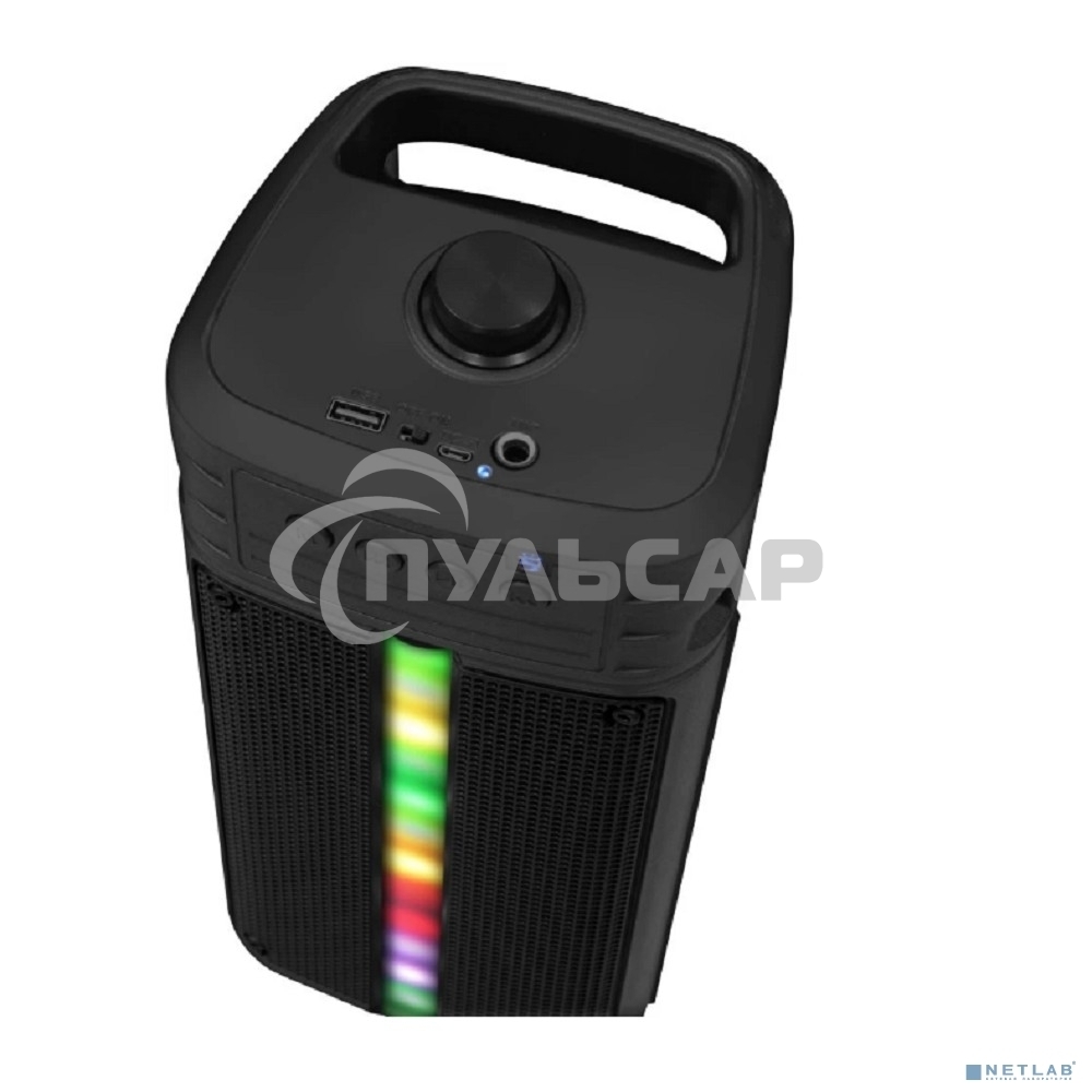 Колонка-ВТ Ginzzu GM-914B 20W/TWS/1800mAh/FM/USB/RGB черный