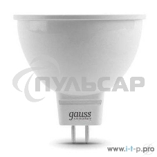 Лампа светодиодная Gauss 13529 LED Elementary MR16 GU5.3 9Вт 4100К