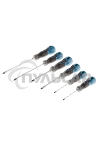 Набор отверток GROSS 12164 6 шт, S2, трехкомпонентная рукоятка