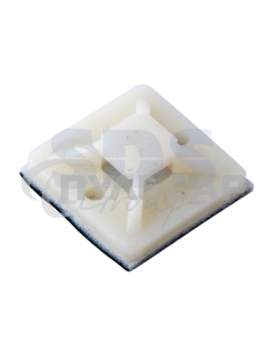 Площадка самоклеящаяся Rexant 25х25 мм, белая, упаковка 10 шт.