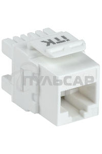 Модуль Keystone Jack кат. 5E UTP 110 IDC 180 град. CS1-1C5EU-12 ITK