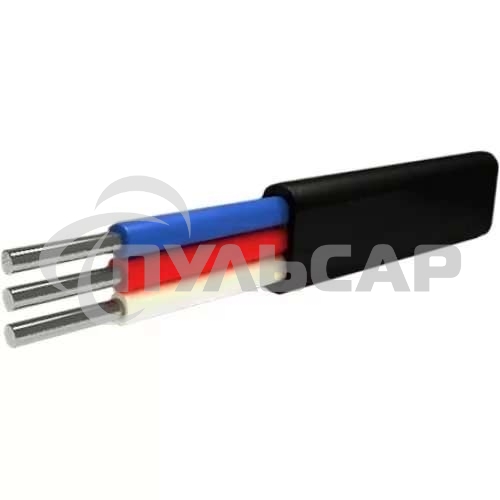 Кабель АВВГ 3х4 плоский Ч (бухта) (м) Альгиз К ФР-00000424