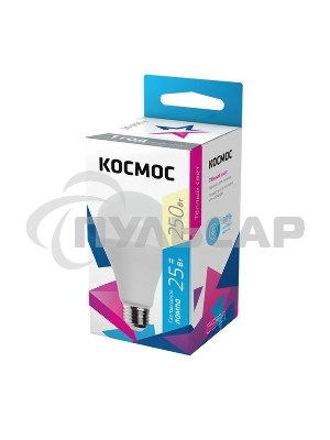 Лампа светодиодная A65 25Вт 3000К E27 220В Космос LkecLED25wA65E2730