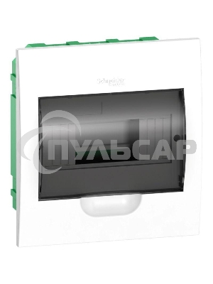 Бокс СП EASY9 встраив. с прозрачной дверью 1ряд 8мод. SchE EZ9E108S2FRU