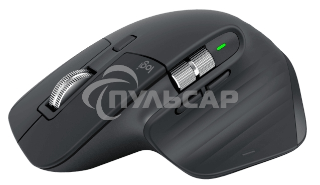 Мышь беспроводная Logitech MX Master 3s графитовый, 8000 dpi, радиоканал, Bluetooth, USB, кнопки - 7