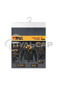 Куртка профессиональная рабочая, 65% полиэстер 35% хлопок, L Denzel