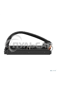 Система водяного охлаждения ExeGate BlackWater-240V2.PWM.RGb черный, 120 мм, алюминий, 2000 об/мин, 22 дБ, 4 pin, 220 Вт