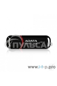Флешка USB ADATA UV150 (AUV150-32G-RBK), 32Gb, USB 3.0, R/W 100/30, черный