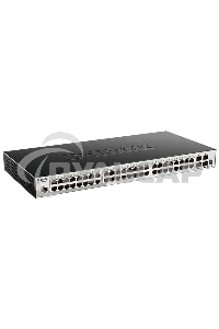 Коммутатор D-Link DGS-1510-52X/A2A Настраиваемый стекируемый коммутатор SmartPro уровня 2+ с 48 портами 10/100/1000Base-T и 4 портами 10Gbase-X SFP+