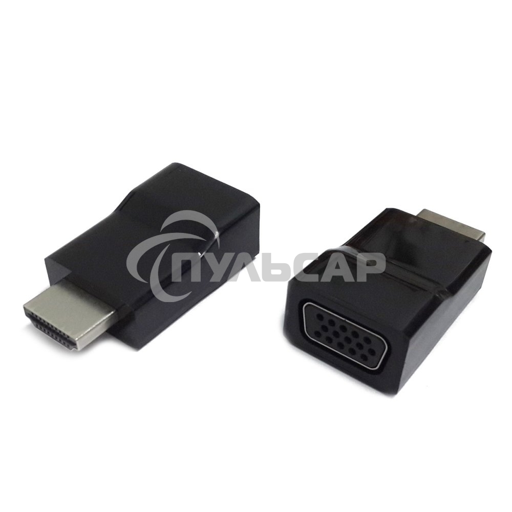 Переходник Gembird Переходник HDMI-VGA Cablexpert A-HDMI-VGA-001, 19M/15F