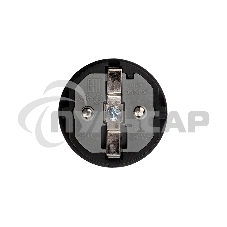 Вилка прямая влагозащищенная, с/з, 16 А, IP44 каучук Rexant