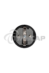 Вилка прямая влагозащищенная, с/з, 16 А, IP44 каучук Rexant