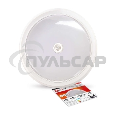 Светильник светодиодный СПБ-2Д-КРУГ 20Вт 230В 4000К 1400лм 250мм с датчиком бел. IN HOME 4690612020709 Светильник светодиодный СПБ-2Д-КРУГ 20Вт 230В 4000К 1400лм 250мм с датчиком бел. IN HOME 4690612020709