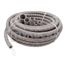 Труба гофрированная ПВХ d25мм с зондом сер. (20м) Рувинил 12501(20) Труба гофрированная ПВХ d25мм с зондом сер. (20м) Рувинил 12501(20)