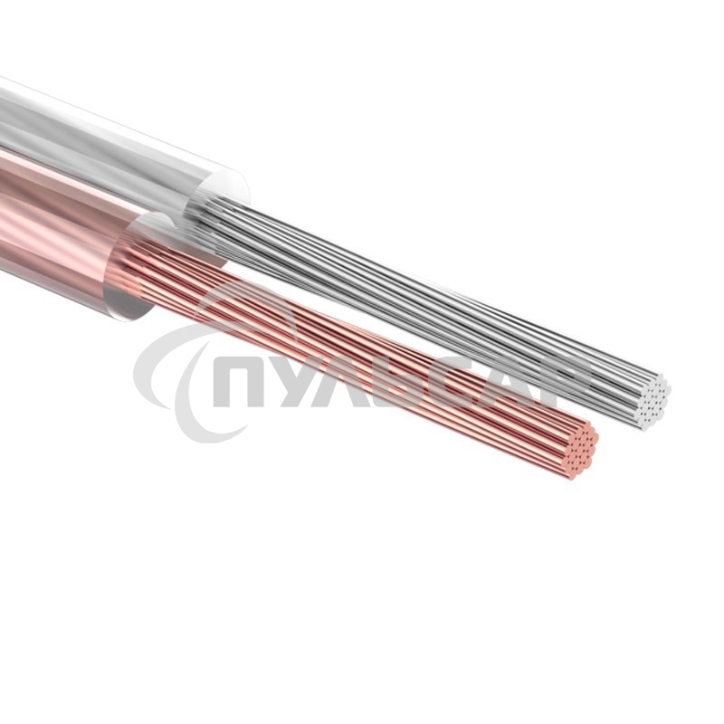 Кабель акустический Rexant 2х0,75 м м², прозрачный SILICON, мини-бухта 10 м 01-6304-10