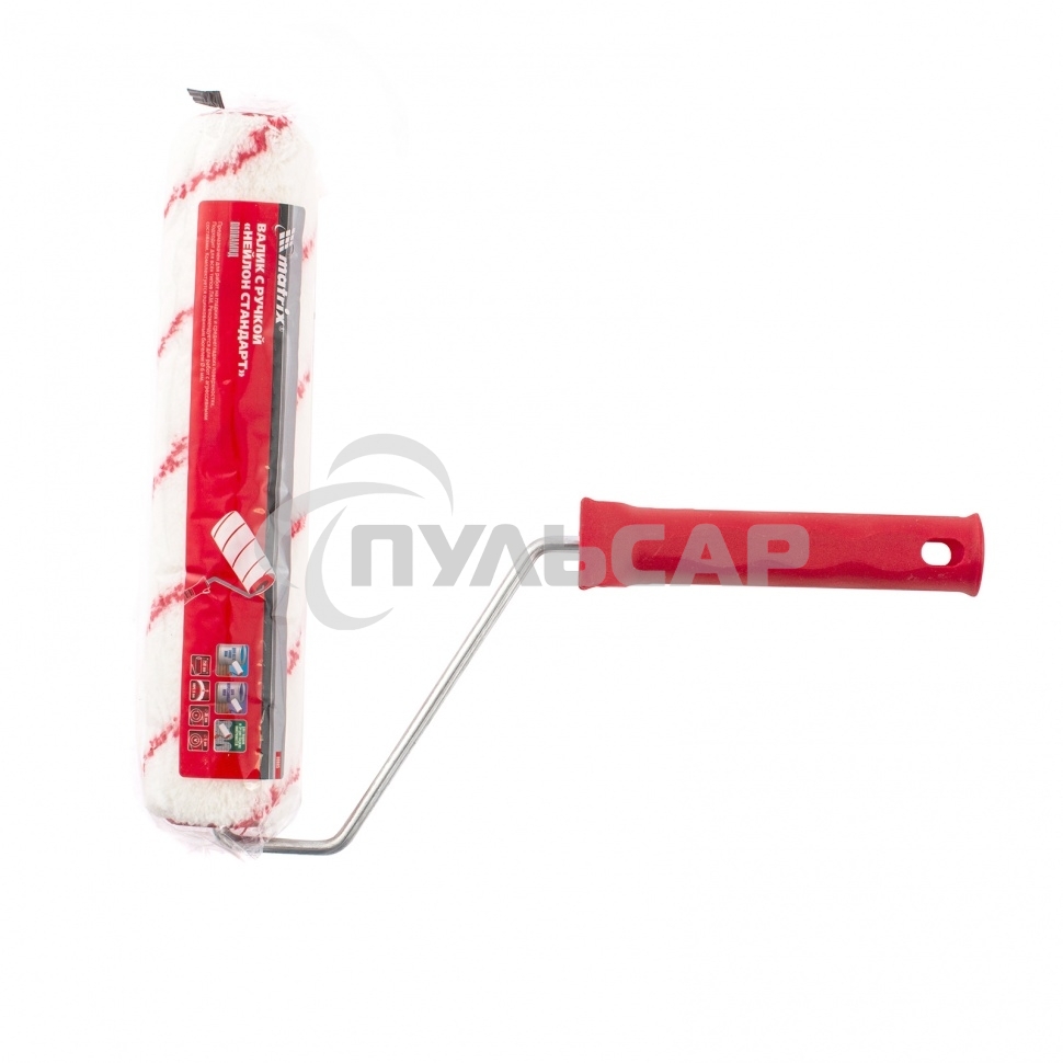 Валик в сборе Matrix НЕЙЛОН, 250 мм, ворс 9 мм, D 36 мм, D ручки 6 мм