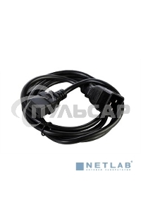 Шнур питания ЦМО с заземлением IEC 60320 C19/IEC 60320 C20, 16А/250В (3x1,5), длина 3 м. (R-16-Cord-C19-C20-3)