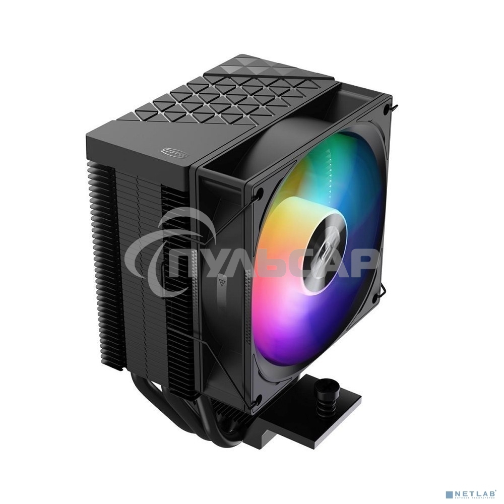 Кулер для процессора PCCooler R300 ARGB BK черный 92мм алюминий+медь 2200rpm 30db 4-pin 150W 133мм
