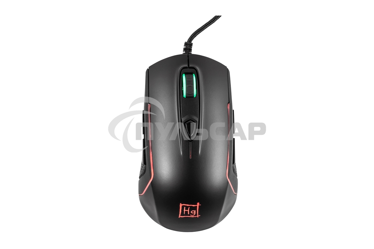 Мышь проводная Harper Gaming Kickback GM-P05 черный, 10000 dpi, USB, кнопки - 8