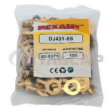 Наконечник кольцевой Rexant, ø8.2 мм, 1.5-1.5 мм² (НК 8-1,0-1,5)