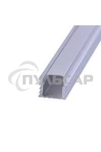 Комплект накладного алюминиевого профиля с рассеивателем, 16х12мм, 2м Rexant