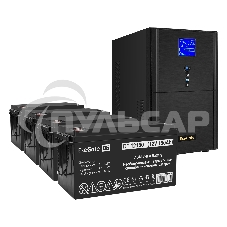 Комплект ИБП EX295991RUS + батарея 150Aч EX282990RUS 4шт ExeGate SineTower SZ-5000.LCD.AVR.2SH.1C13.T.RJ.USB + батарея ExeGate DT 12150 4шт