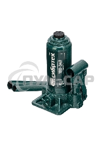 Домкрат гидравлический Сибртех бутылочный, 5т, 180-340мм, в пласт. кейсе