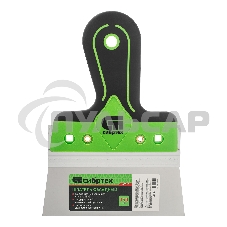 Шпатель фасадный, нержавеющая сталь Сибртех 420S45, 150 мм, 2-компонентная ручка