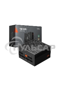 Блок питания PCCooler P5-YN1000-G1F, 1000Вт, 80 PLUS Gold, 135мм, модульный, черный