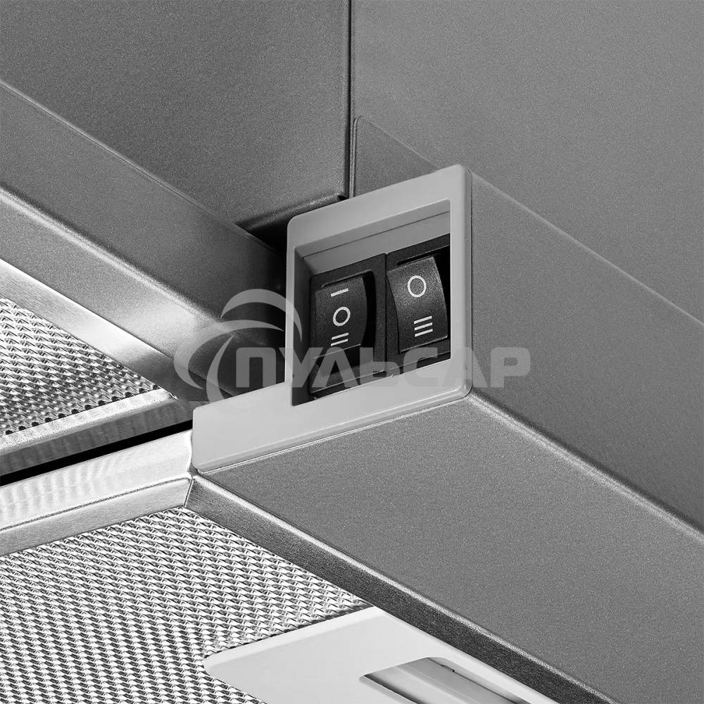 Встраиваемая вытяжка Kuppersberg SLIMTURBO 60 X, ширина 60 см, отвод/рециркуляция, 1500 м3/час, механическое управление, 3 скорости, освещение 2х2 Вт, металлические жироулавливающие фильтры, угольный фильтр KF-ES (опция), 63.4 дБ, обратный клапан, шхвхг:5