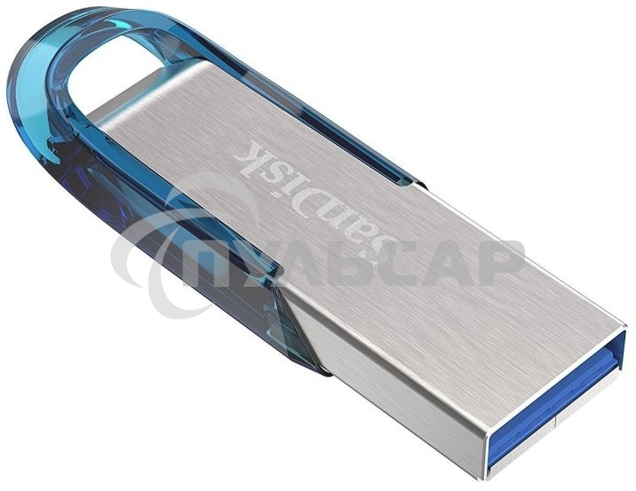 Флешка USB 128Gb SanDisk CZ73 Ultra Flair, USB 3.0, Tropical Blue
