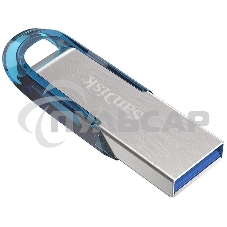 Флешка USB 128Gb SanDisk CZ73 Ultra Flair, USB 3.0, Tropical Blue