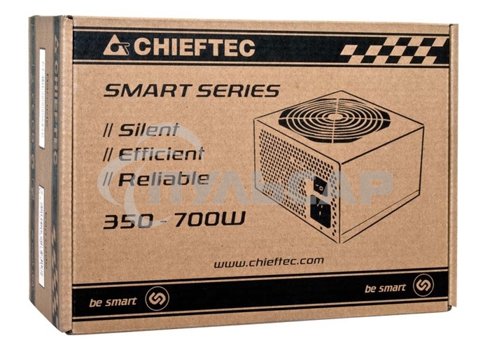 Блок питания Chieftec GPS-700A8, 700Вт, 80 PLUS, 120мм, черный