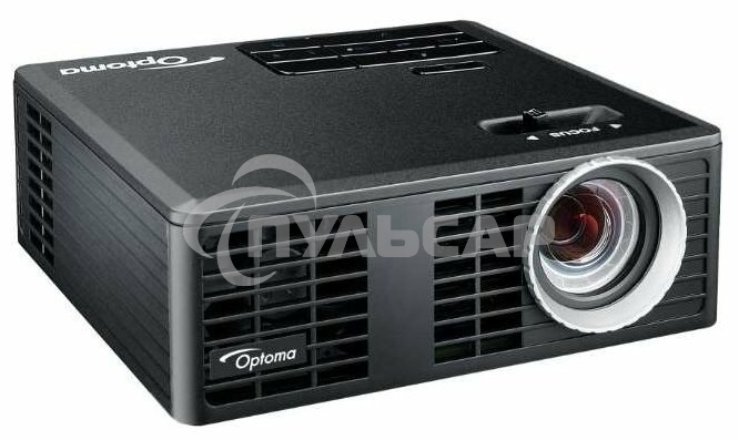 Проектор Optoma ML750e (DLP, LED, WXGA 1280x800, 700Lm, 15000:1, HDMI, USB, MHL, MicroSD, 1x1W speaker, 3D Ready, led 20000hrs, черный, 0.38kg)