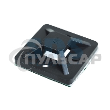 Площадка самоклеящаяся Rexant 25х25 мм, черная, упаковка 10 шт.